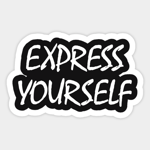 Express Yourself Sticker by Indie Pop